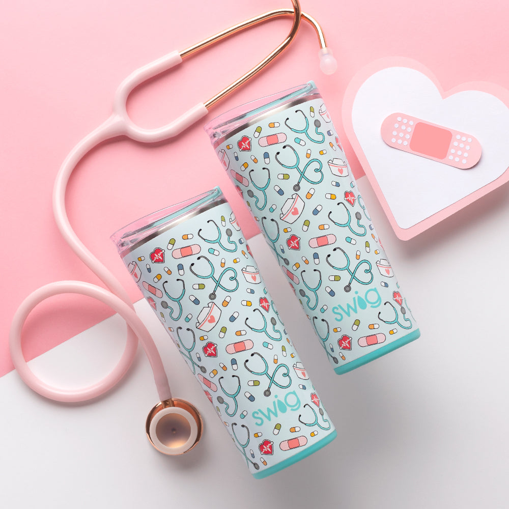 Scrub Life 32oz Insulated Tumbler with Lid & Straw - Leakproof Stainless Steel Water Bottle for Nurses, Doctors & Healthcare Workers - Perfect for Hospitals, Clinics & Long Shifts