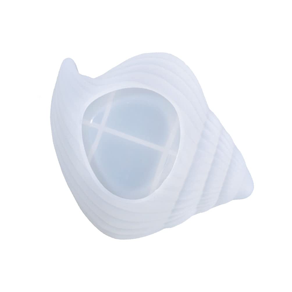 IMIKEYA Silicone Conch Shaped Candy & Jewelry Molds - Food Grade Epoxy Resin Casting Trays for DIY Crafts, Home Decor, Gift Making (Perfect for Beach Themed Parties, Resin Jewelry Storage & Candy Making)