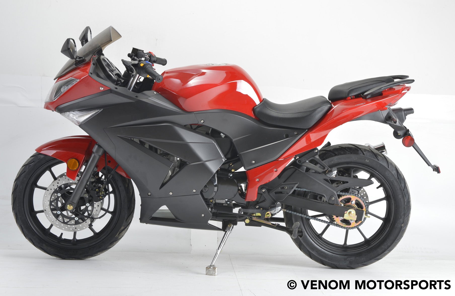 Venom x22GT 125cc Ninja Style Motorcycle - 4 Speed Manual Transmission for Adults | Perfect for Street Riding, Commuting & Off-Road Adventures