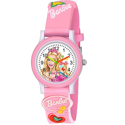 RONT White Dial Princess Love Series Analog Girls Watch - Elegant Birthday Gift for Girls, Party Favor, Return Gift (Pink) | Perfect for Special Occasions, School Events & Daily Wear