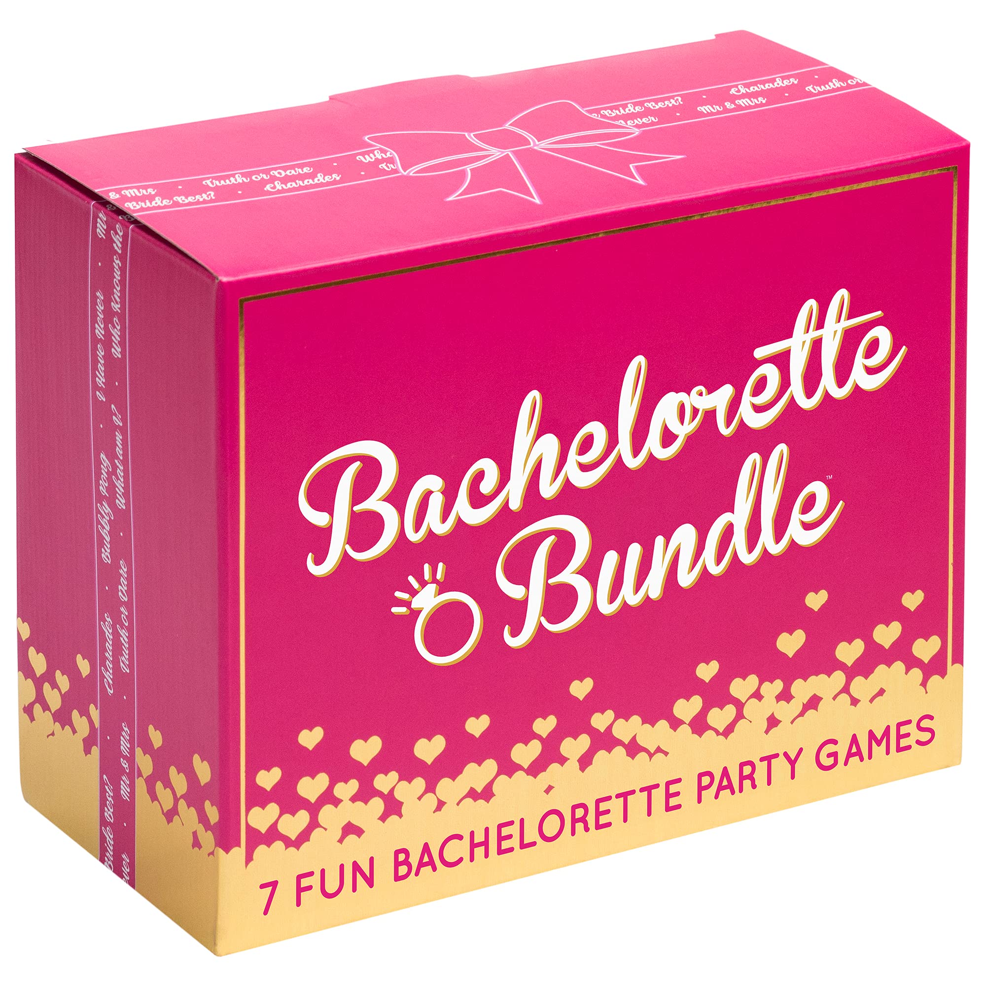 Bachelorette Party Games Bundle - Fun & Engaging Bridal Shower Games for Bridesmaids & Friends - Perfect for Girls Night Out, Wedding Celebrations & Pre-Wedding Parties
