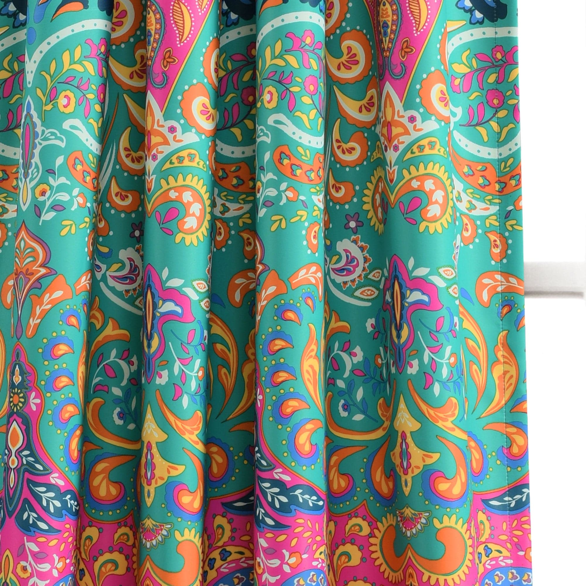 Boho Chic Light Filtering Window Curtains - 2 Panels Set for Living Room, Bedroom & Nursery - Sheer Drapes with Tassel Trim for Soft Natural Light & Privacy