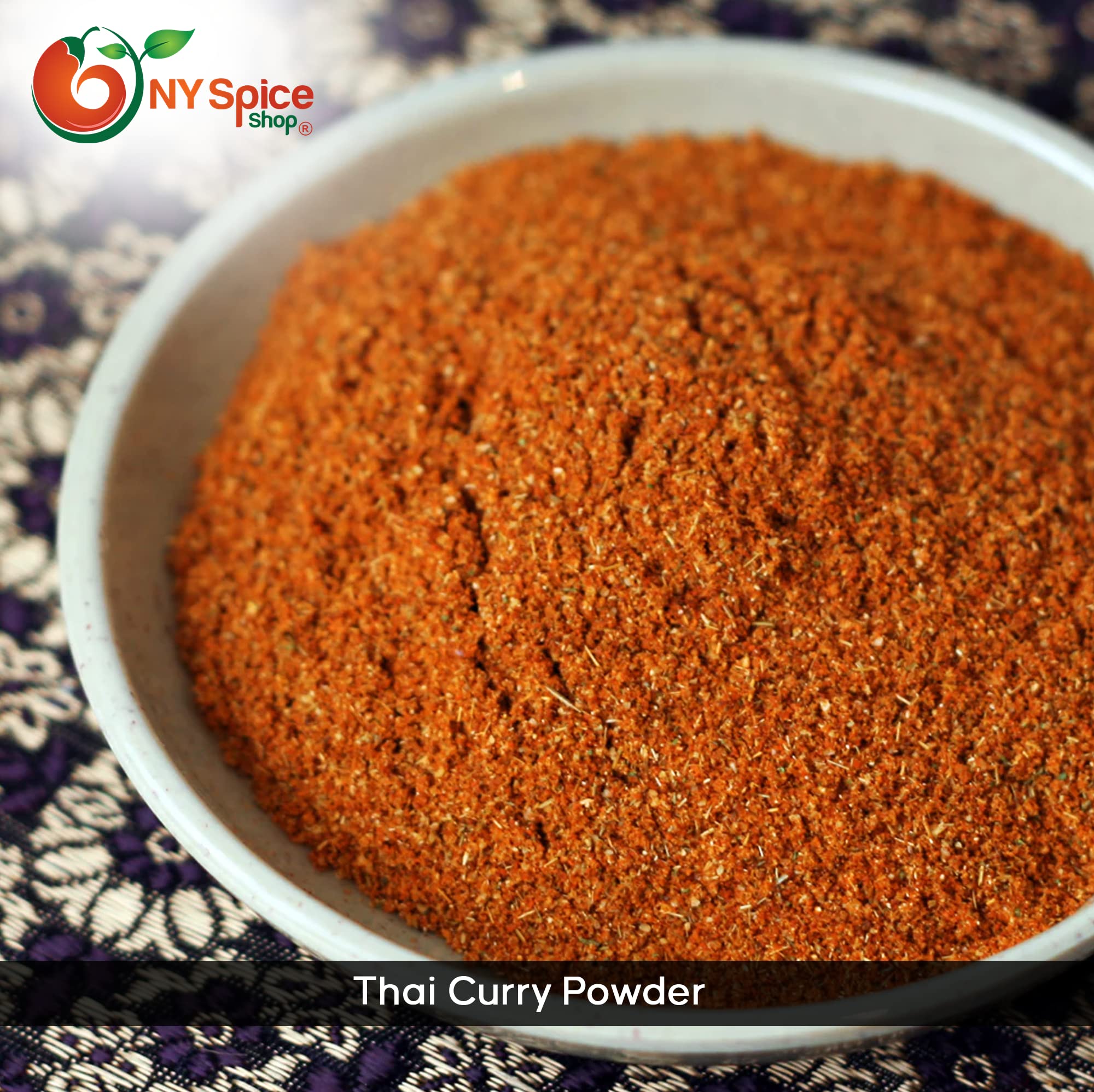 Authentic Thai Red Curry Powder - Mild & Flavorful Spice Blend for Cooking | 1 Pound | Perfect for Thai Curries, Soups, Marinades & Stir-Fries
