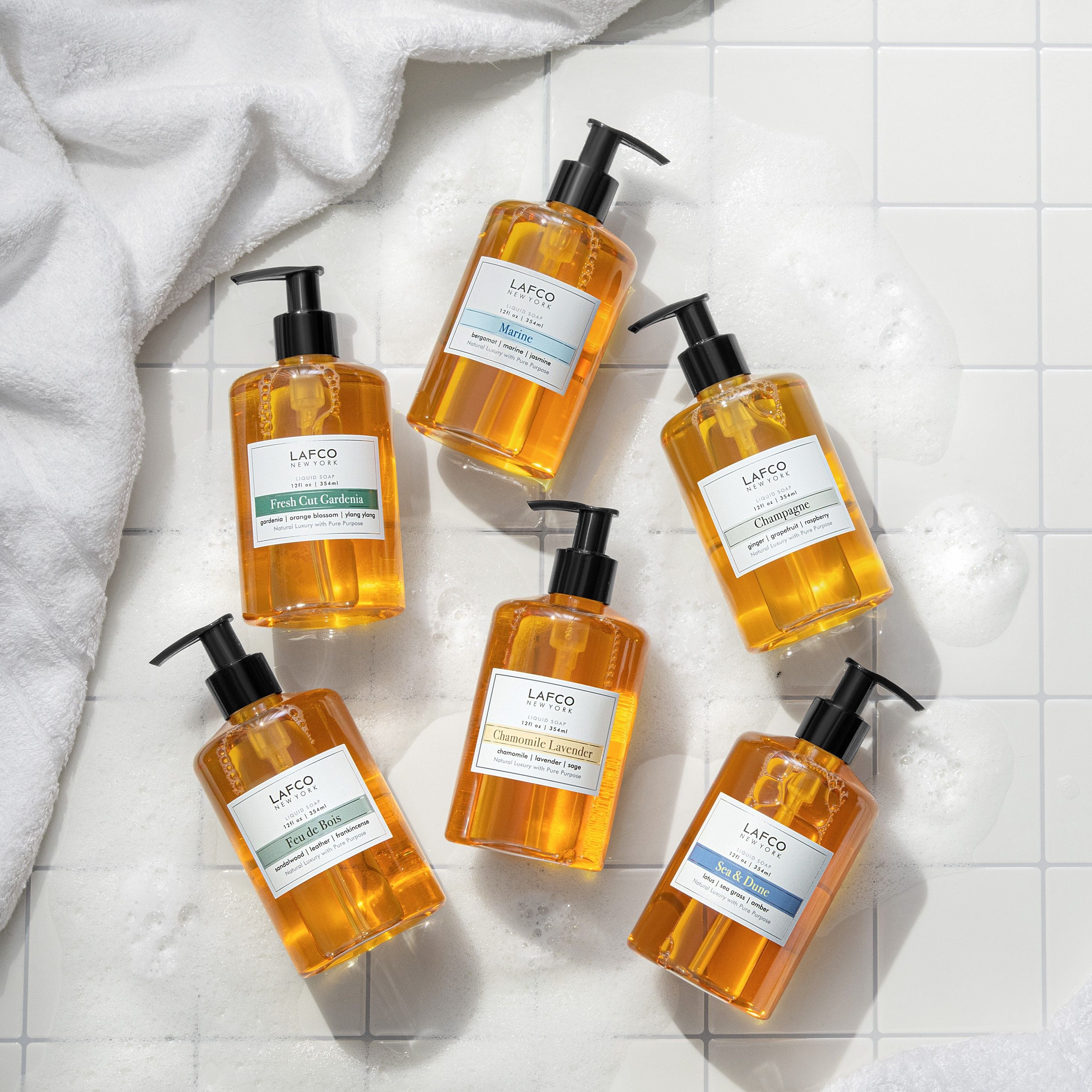 Luxury Champagne Scented Liquid Hand Soap - Moisturizing & Gentle for Daily Use - Perfect for Bathroom, Kitchen, and Guest Washrooms