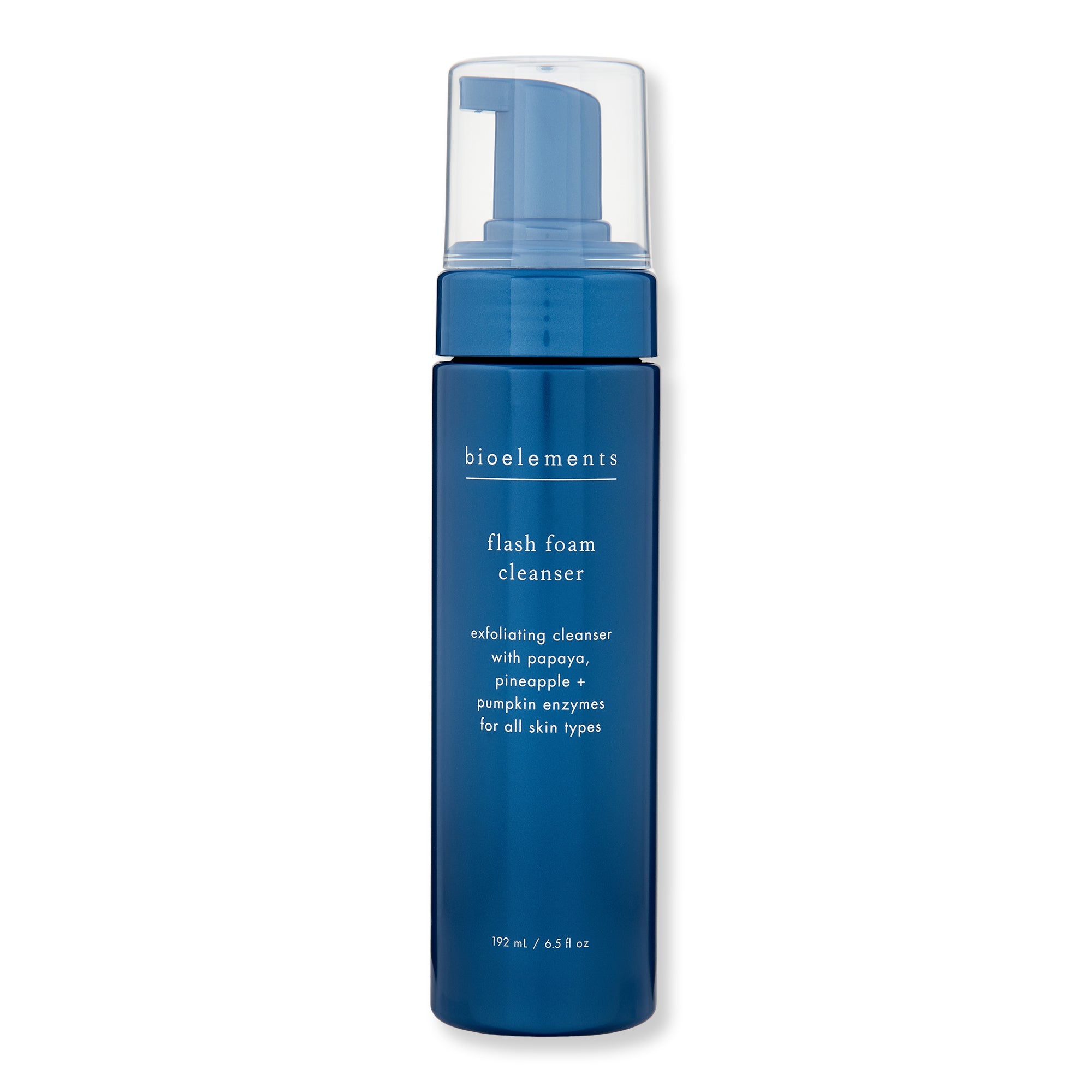 Bioelements Flash Foam Cleanser 6.5 fl oz | Gentle Foaming Face Wash for All Skin Types | Deep Cleansing & Hydrating | Perfect for Morning & Night Skincare Routine