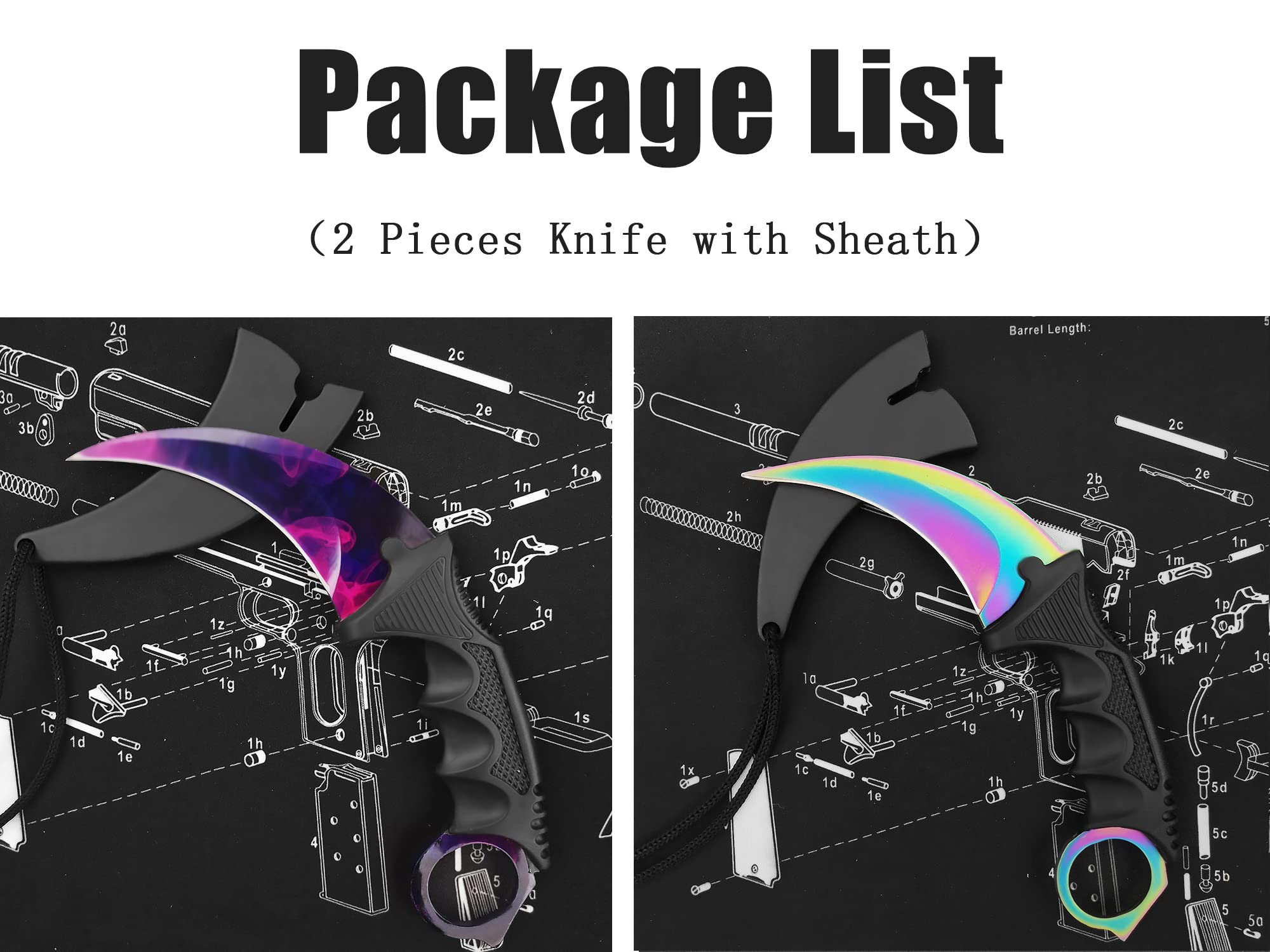 ZLIXING 2-Pack Camping Multi-Tool Set - Survival Gear, Outdoor Gadgets for Men - Perfect for Hiking, Backpacking & Adventure Gifts