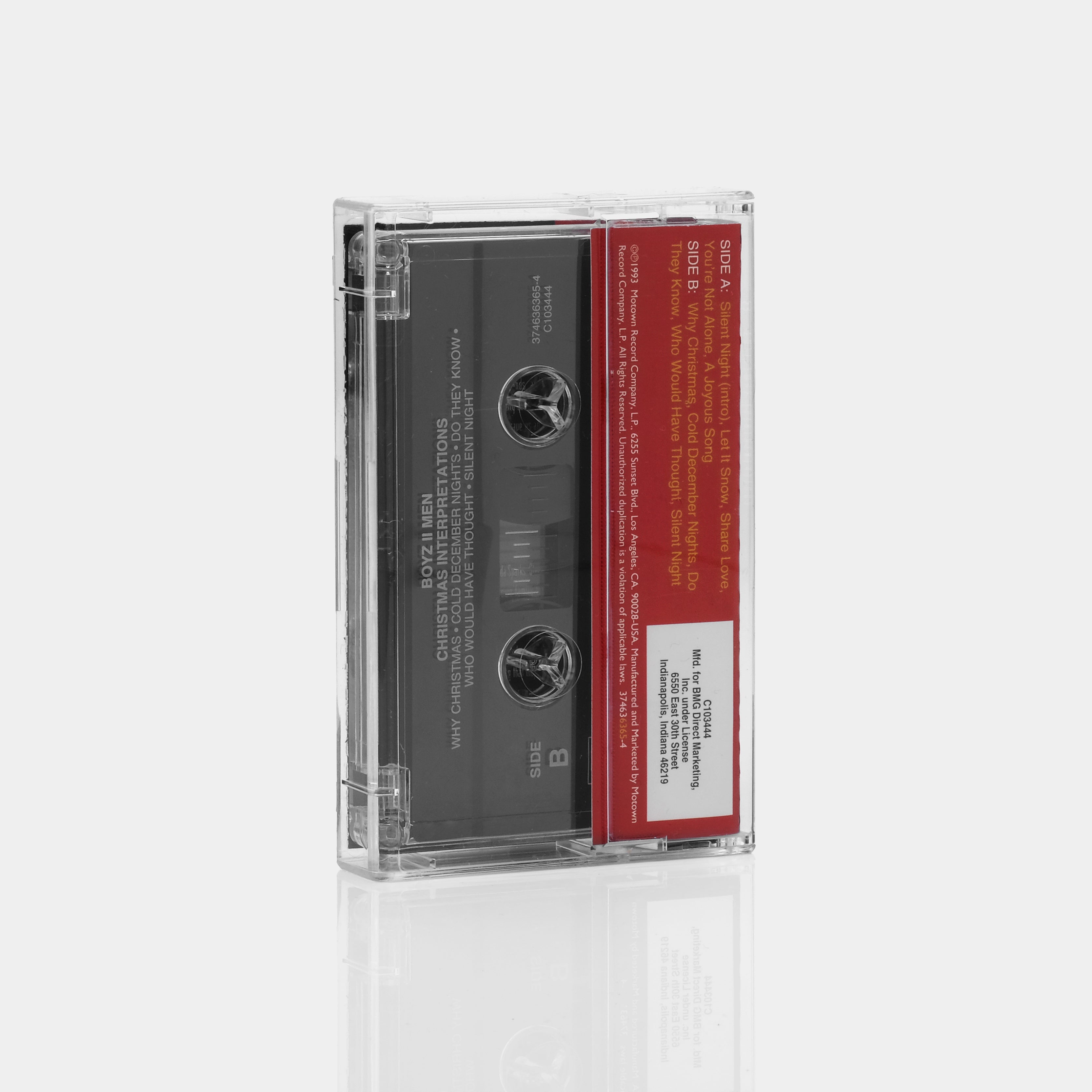 Boyz II Men Christmas Interpretations Cassette Tape - Vintage Holiday Music for Festive Gatherings & Cozy Winter Nights