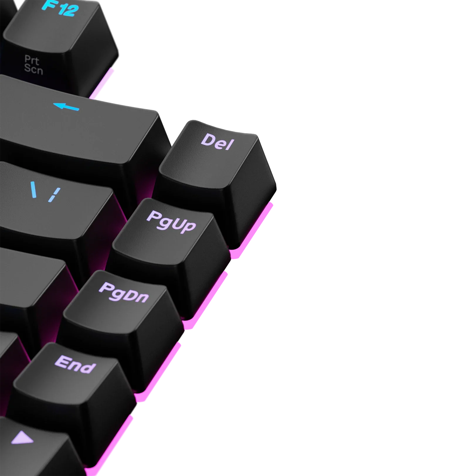 Backlit Black Keycaps for Mechanical Keyboards - US Layout - Perfect for Gaming & Typing in Low Light