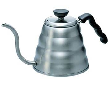 Hario Buono 1.2L Gooseneck Electric Kettle - Premium Pour Over Coffee & Tea Brewer for Home Baristas & Tea Enthusiasts - Perfect for Chemex, V60, and French Press Brewing