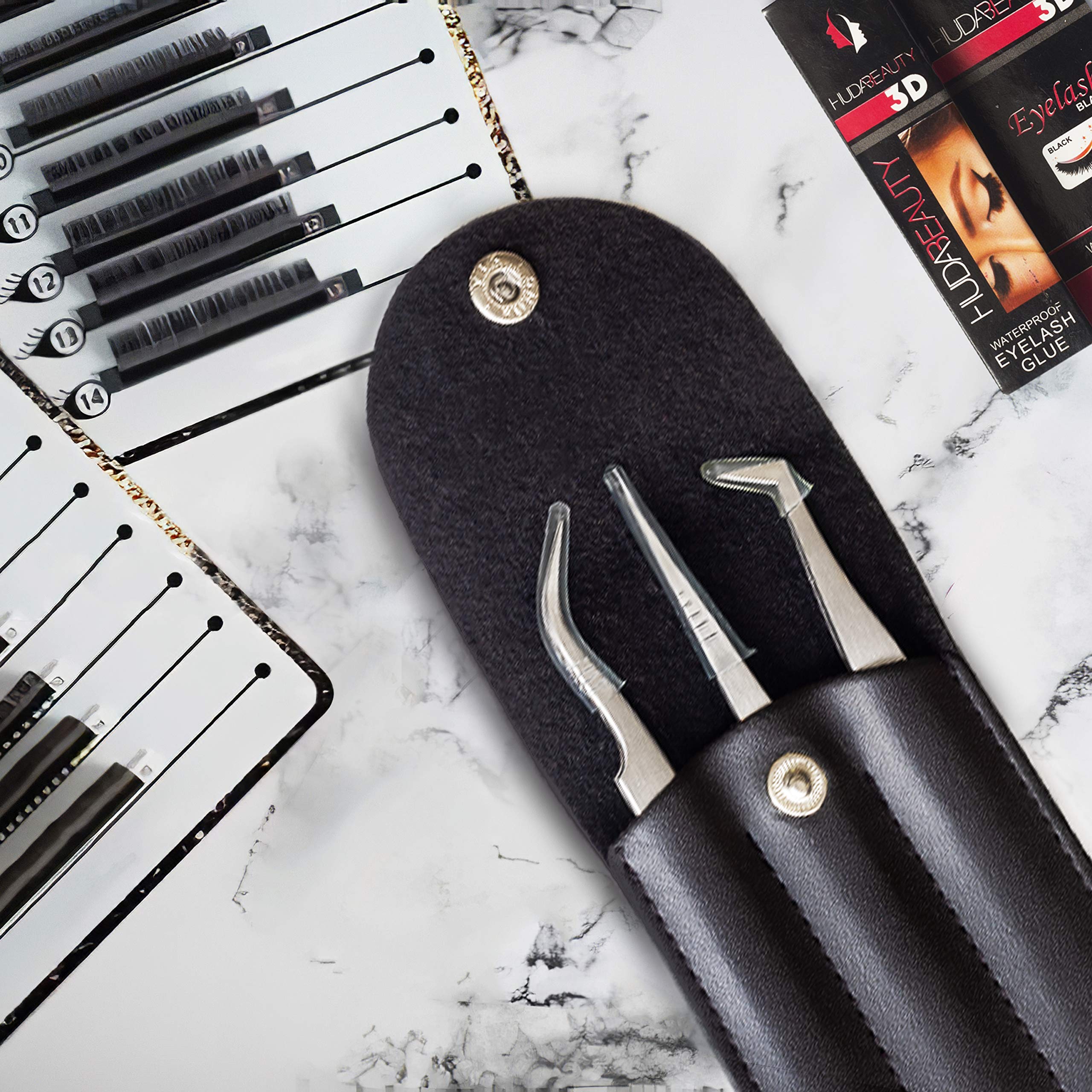 SIVOTE Professional Eyelash Extension Tweezers - Volume, Isolation & Classic Lash Tools for Salon & Home Use - Perfect for Lash Artists & DIY Beauty Enthusiasts