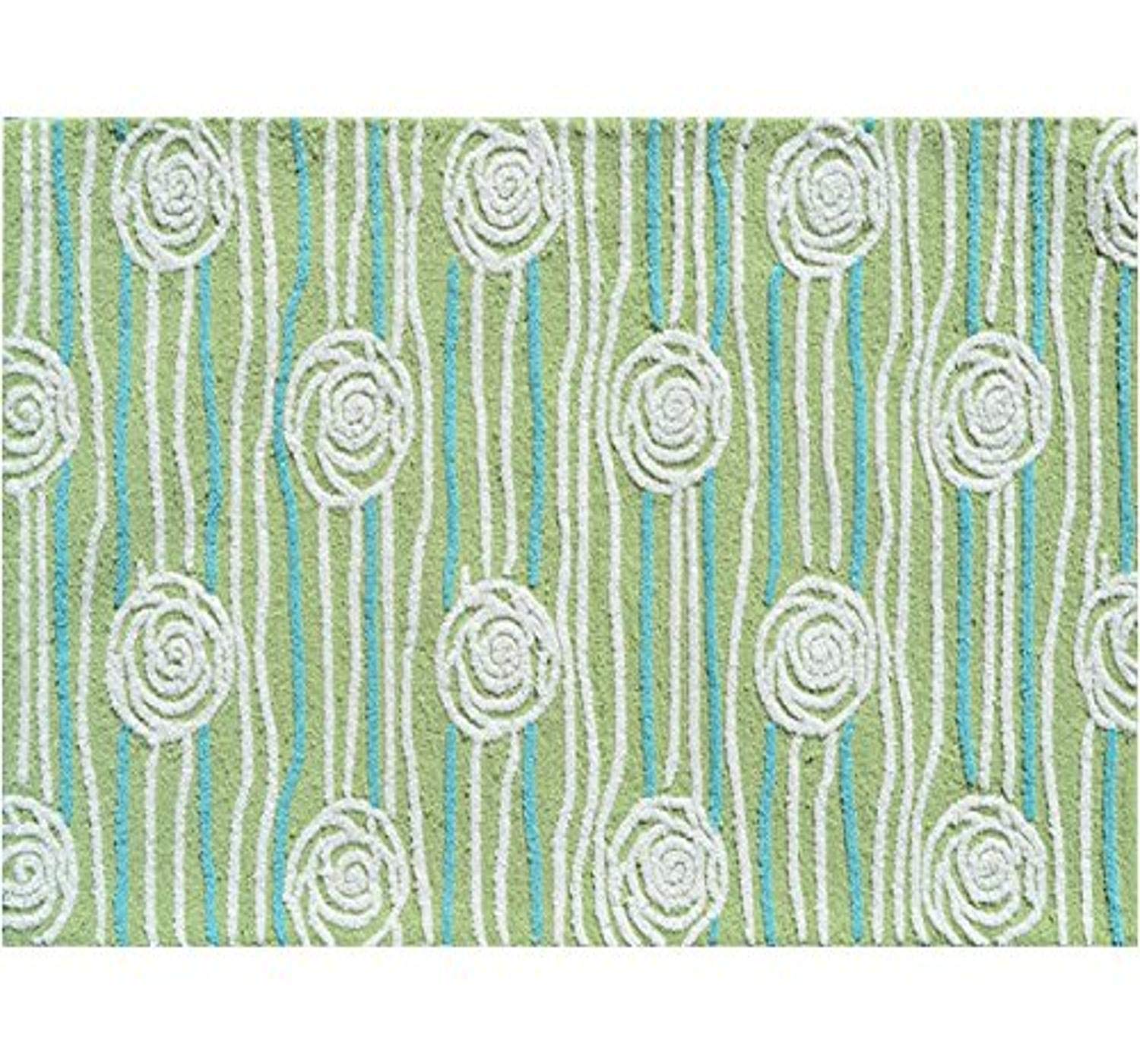 Handmade Rosalita Green Multicolor Area Rug - Premium Handwoven Decorative Carpet for Living Room, Bedroom & Dining Area