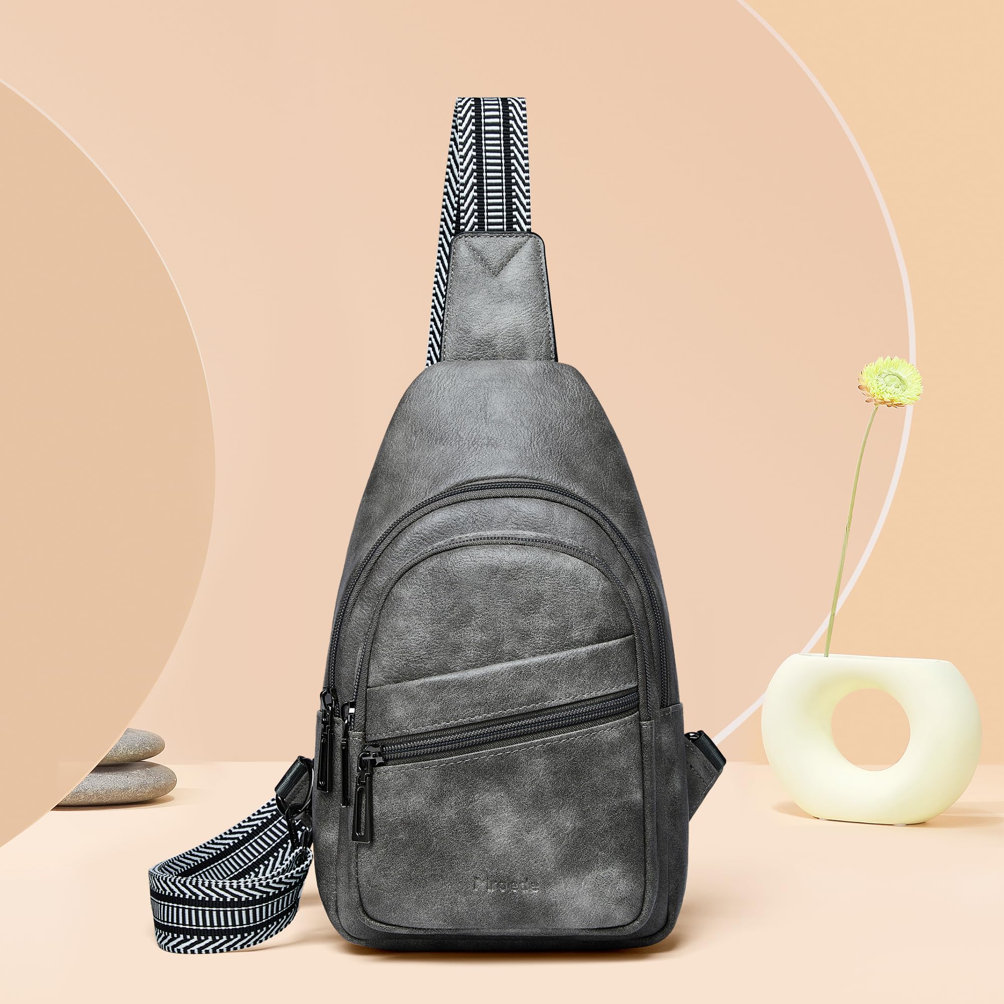 Stylish Women's Crossbody Sling Bag - Adjustable Fanny Pack & Chest Purse for Travel, Shopping & Everyday Use | Perfect for Hiking, Concerts & Running Errands