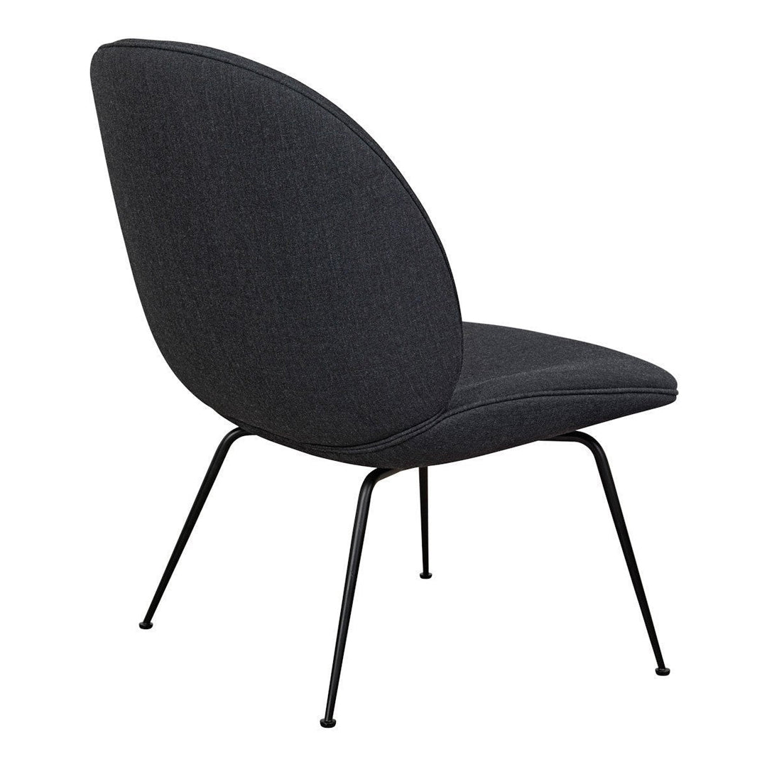 Modern Beetle Lounge Chair with Conic Base - Stylish Mid-Century Accent Chair for Living Room, Bedroom, or Office - Perfect for Relaxing & Reading