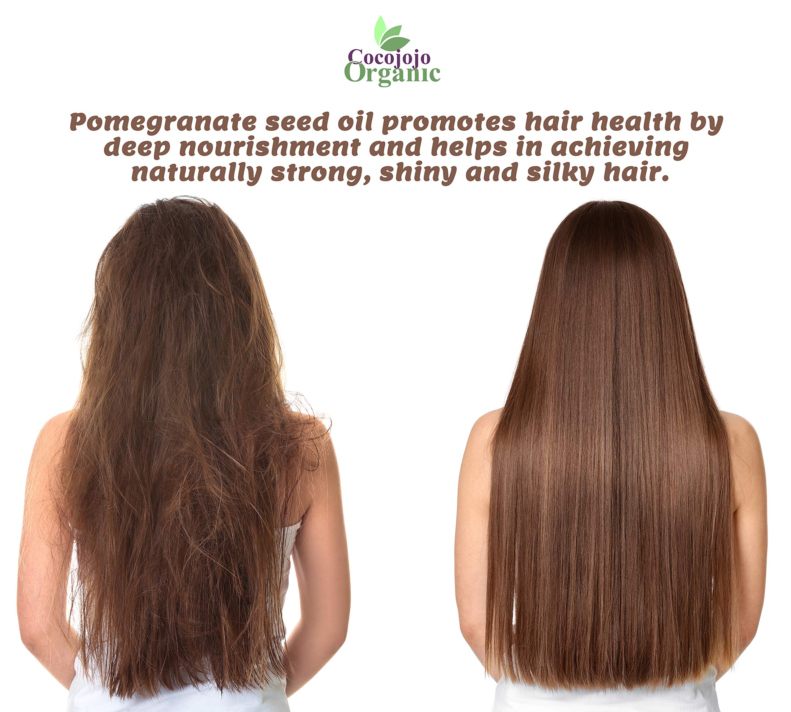 Pure Cold Pressed Pomegranate Seed Oil 1 Gallon (128 oz) - Unrefined Extra Virgin for Hair, Skin, Nails & Beard Care - Natural Moisturizer to Hydrate & Nourish - Perfect for DIY Beauty, Massage & Aromatherapy