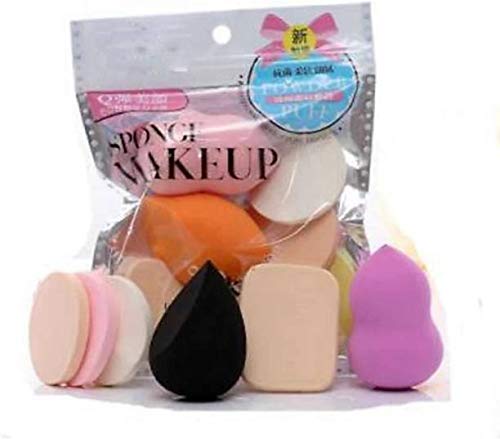 Elecsera 6-in-1 Makeup Sponge & Puff Set - Blending Beauty Sponges for Foundation, Concealer, Powder - Perfect for Professional Makeup & Everyday Use
