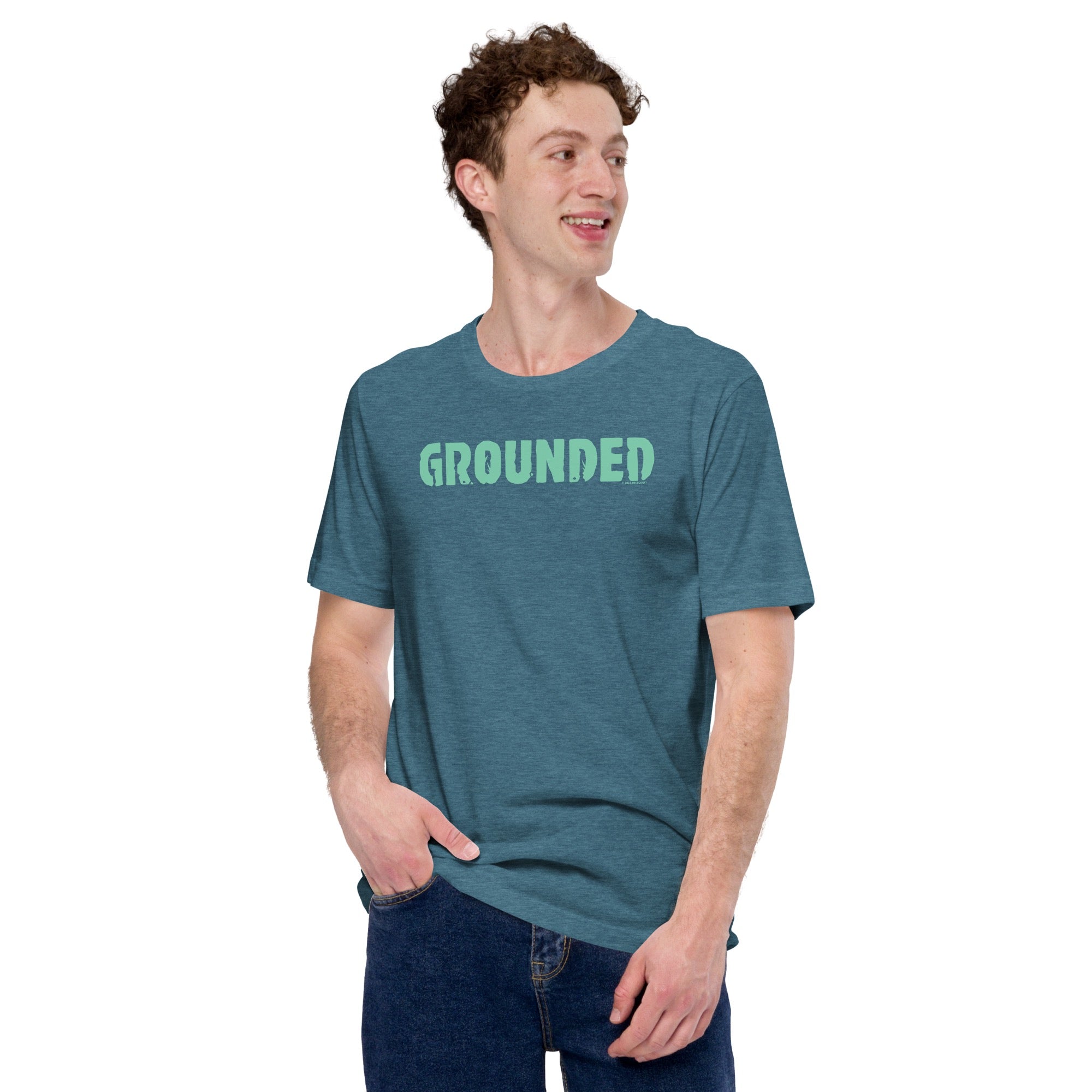Grounded Logo T-Shirt for Men & Women | Comfortable Cotton Graphic Tee for Casual Wear, Street Style & Everyday Outfits