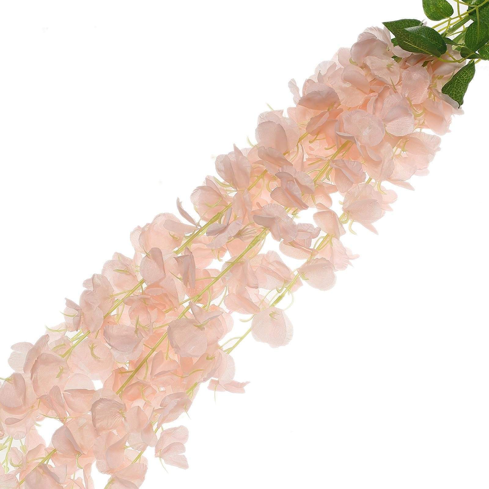 42 Inch Tall Artificial Silk Wisteria Hanging Vine Bush - Purple Faux Flowers for Home Decor, Wedding Centerpieces, Garden & Outdoor Party Decorations