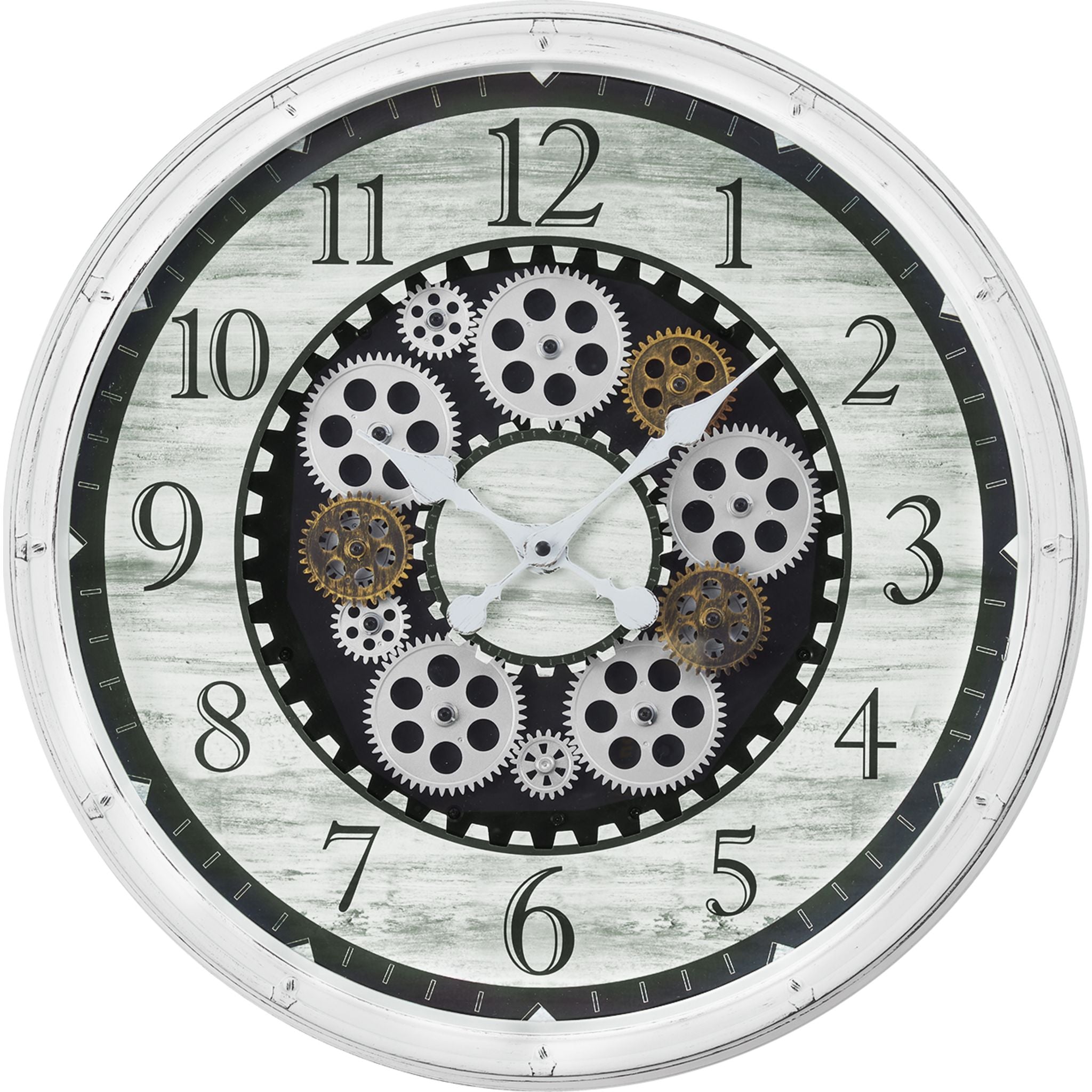 Archer Wall Clock - 20x20 Inches Modern Decorative Clock for Home, Office & Living Room | Perfect for Farmhouse, Vintage & Contemporary Decor