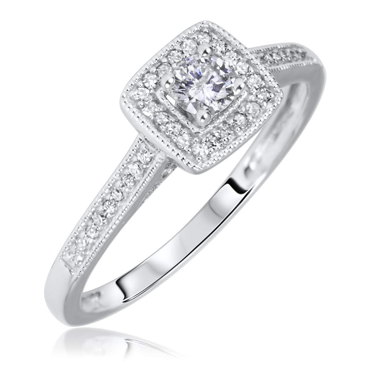 His and Hers Wedding Ring Set - Matching Trio Wedding Bands for Couples - 14K Gold/Platinum/Silver - Romantic Gift for Anniversary, Engagement - Perfect for Ceremonies, Vows, and Everyday Wear