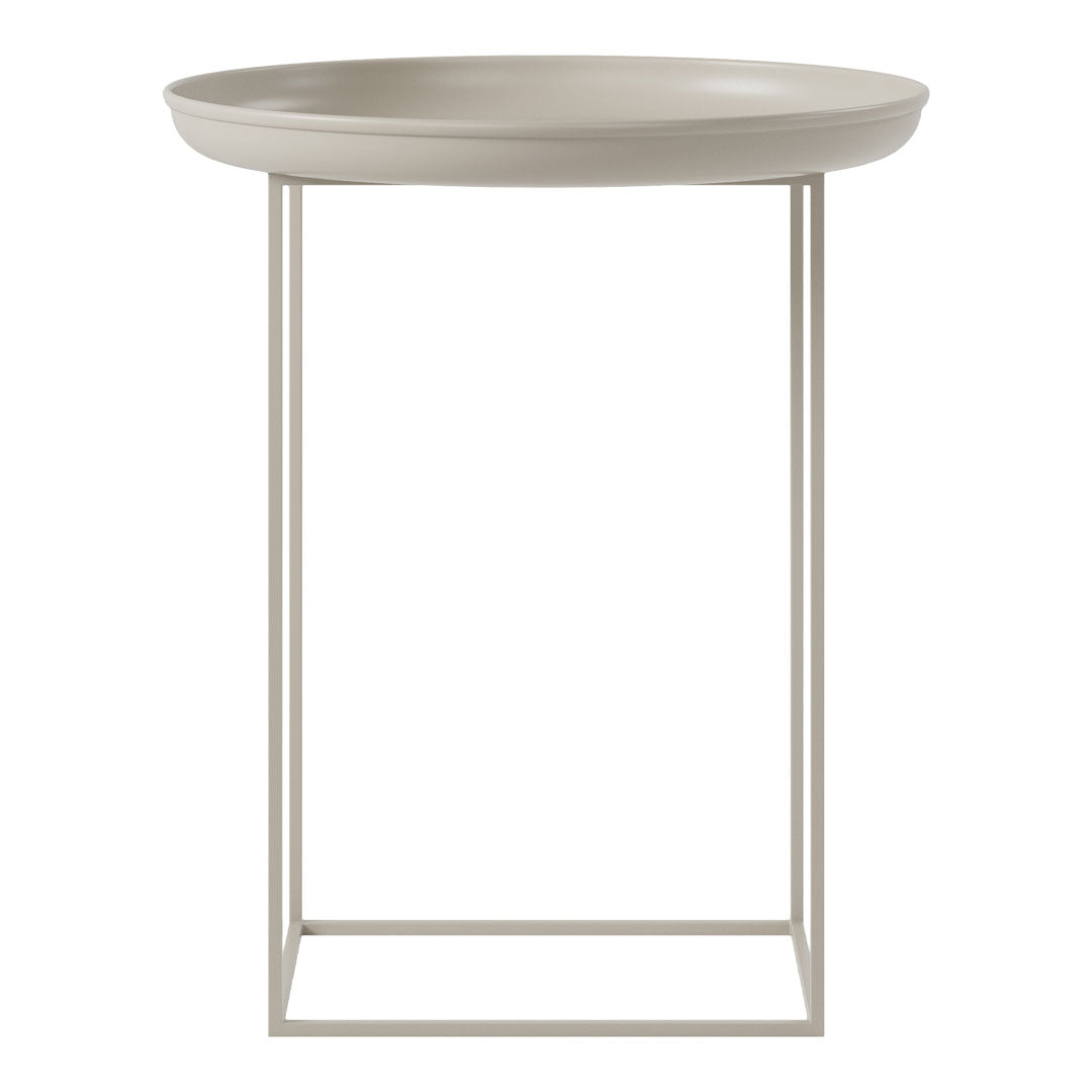 Nørr11 Design House Duke Side Table - Modern Scandinavian Coffee Table for Living Room, Bedroom & Office - Stylish End Table with Wooden Frame & Metal Legs - Perfect for Home Decor & Small Spaces