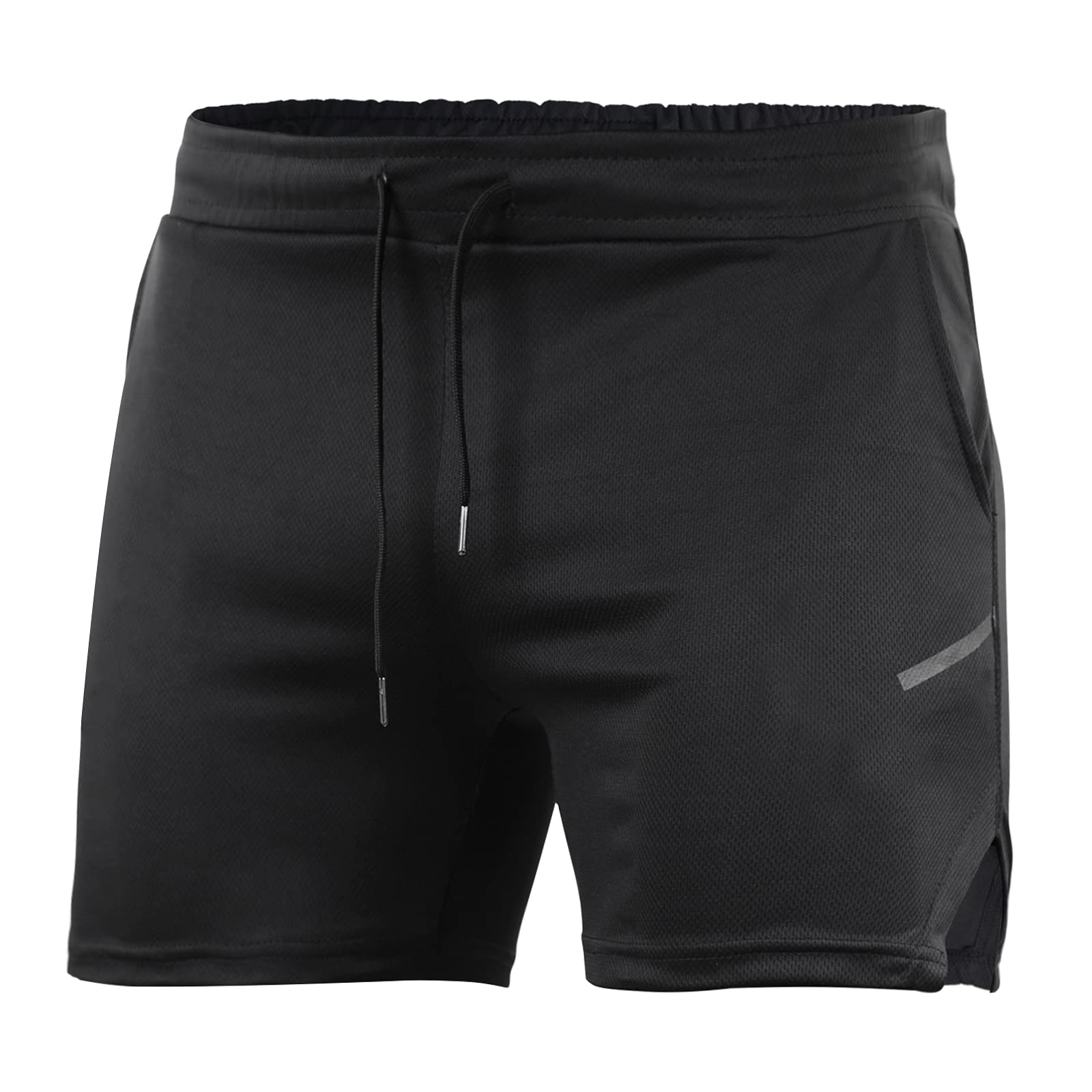 CE Men's Workout Running Shorts - Lightweight Quick-Dry Athletic Gym Shorts with Zipper Pockets for Jogging, Training & Outdoor Activities