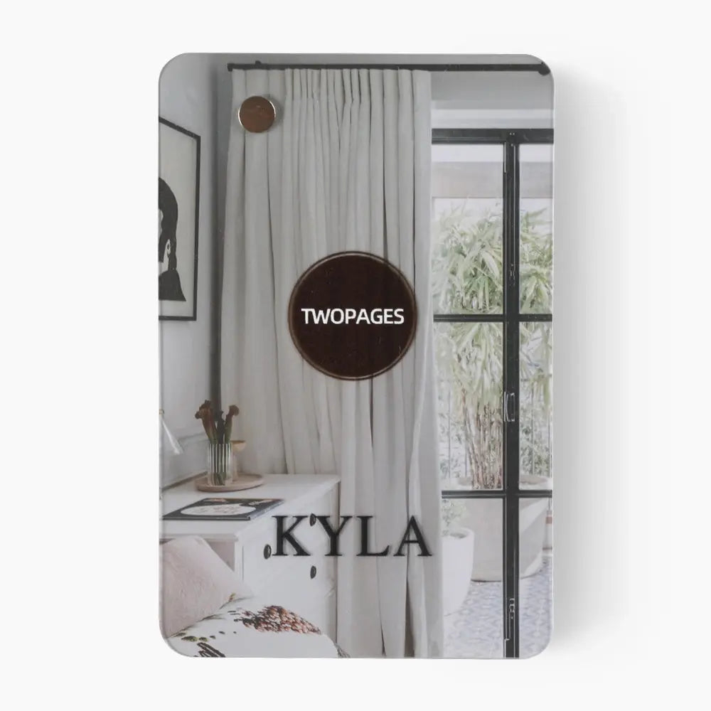 Kyla Faux Linen Booklet - 20 Vibrant Colors for Scrapbooking, Journaling & DIY Crafts | Premium Linen-Finish Notebook for Artists & Stationery Lovers