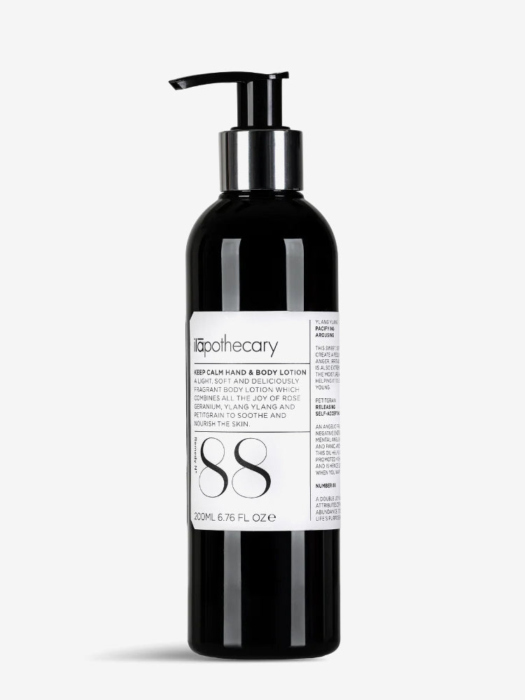 Ilapothecary Keep Calm Hand & Body Lotion - Hydrating Moisturizer for Dry Skin, Relaxing Aromatherapy for Stress Relief - Perfect for Daily Use at Home, Office & Travel