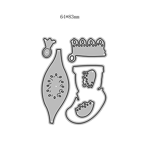 Christmas Sock Ornament Metal Paper Cutting Dies - DIY Scrapbooking Stencils for Holiday Cards, Photo Albums & Embossing Crafts - Perfect for Xmas Decorations, Gift Wrapping & Handmade Greeting Cards