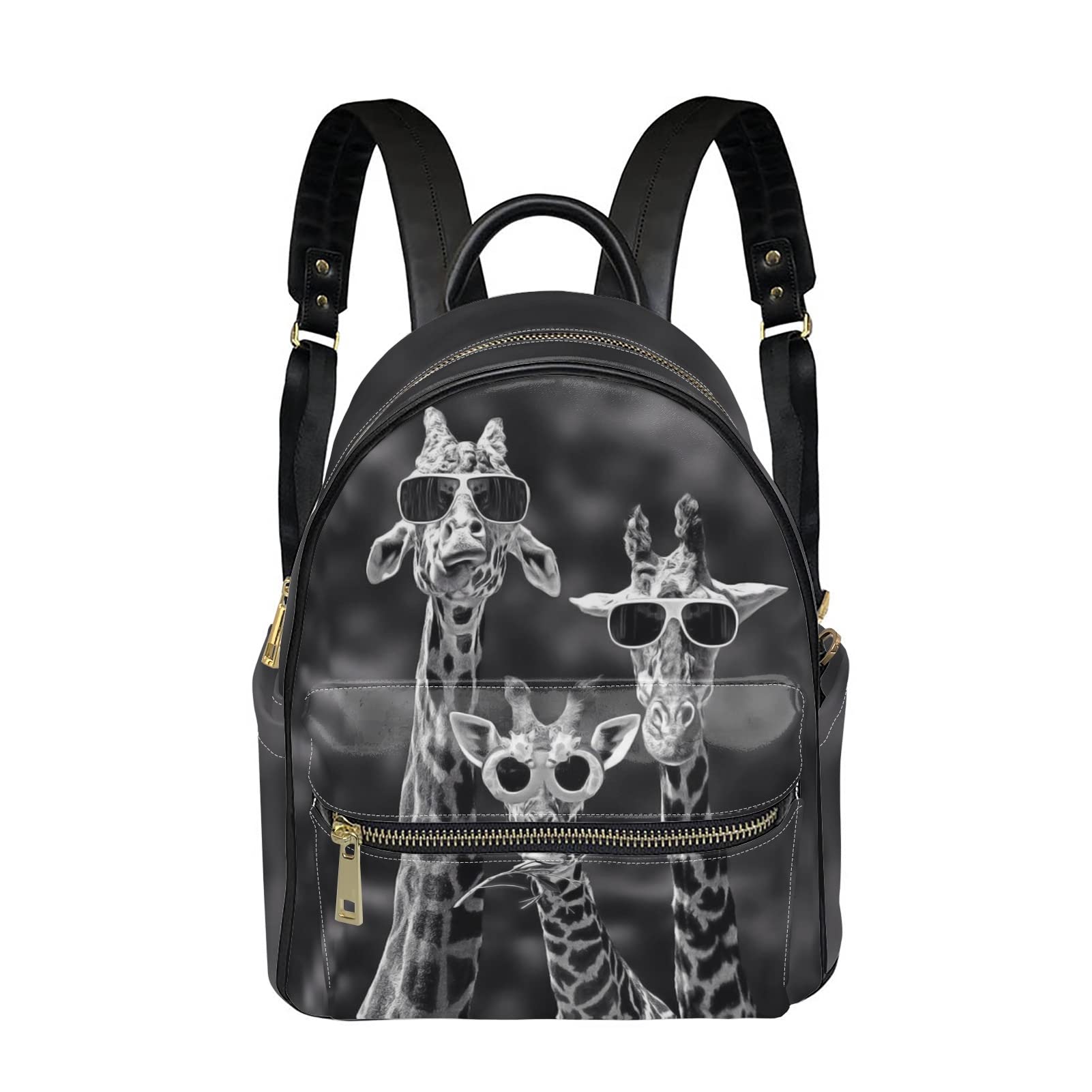Freewander Women's Casual Backpack - Giraffe Print for Daily Use & Gifts