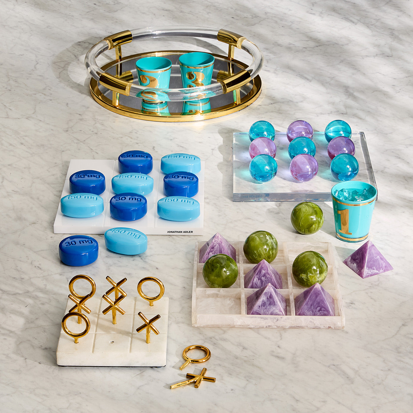 Como Tic Tac Toe Game Set - Classic Wooden Board Game for Kids & Adults - Perfect for Family Game Night, Travel, and Classroom Activities