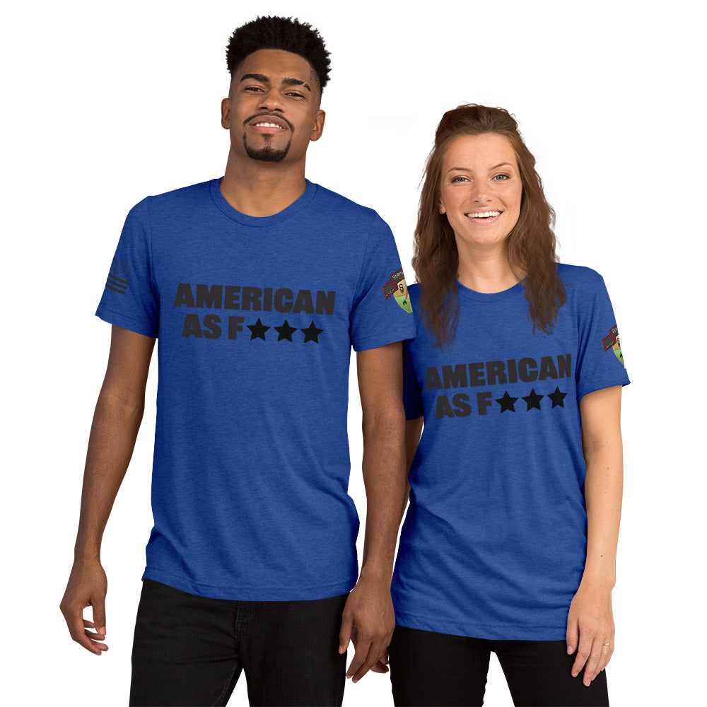 American AF Short Sleeve T-Shirt for Men & Women - Comfortable Cotton Casual Tee - Perfect for Streetwear, Gym, and Everyday Outfits