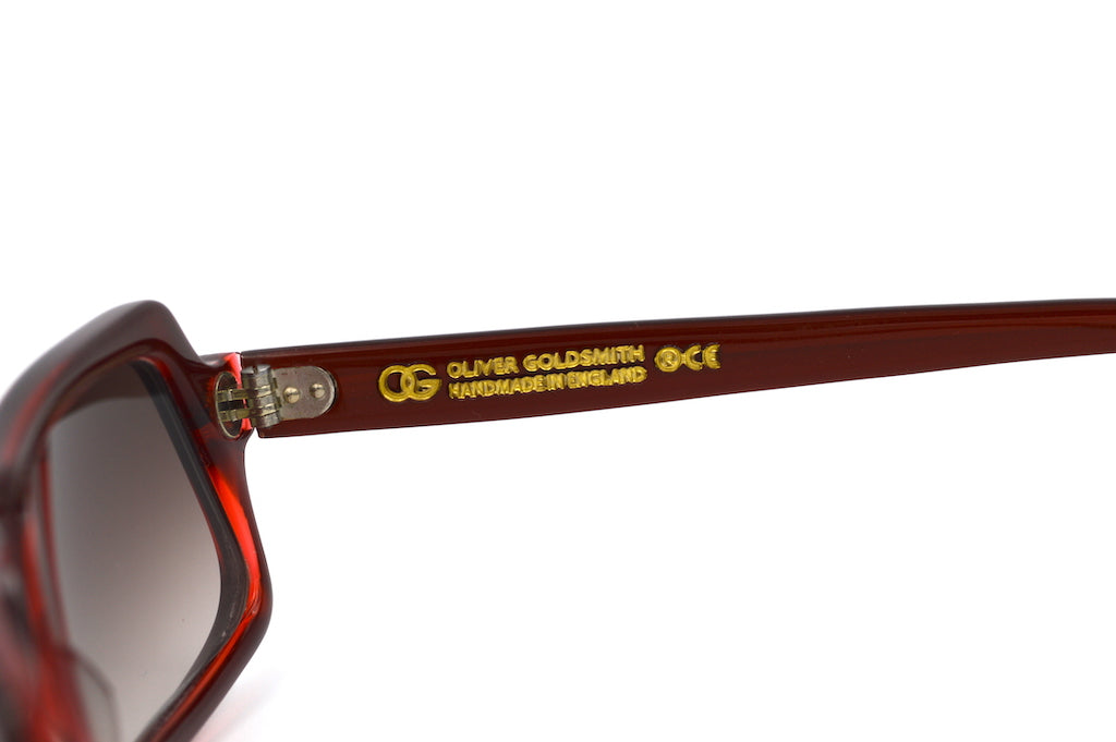Oliver Goldsmith Paw Paw Red Brown Sunglasses – Stylish UV Protection for Outdoor Activities, Beach, and Driving