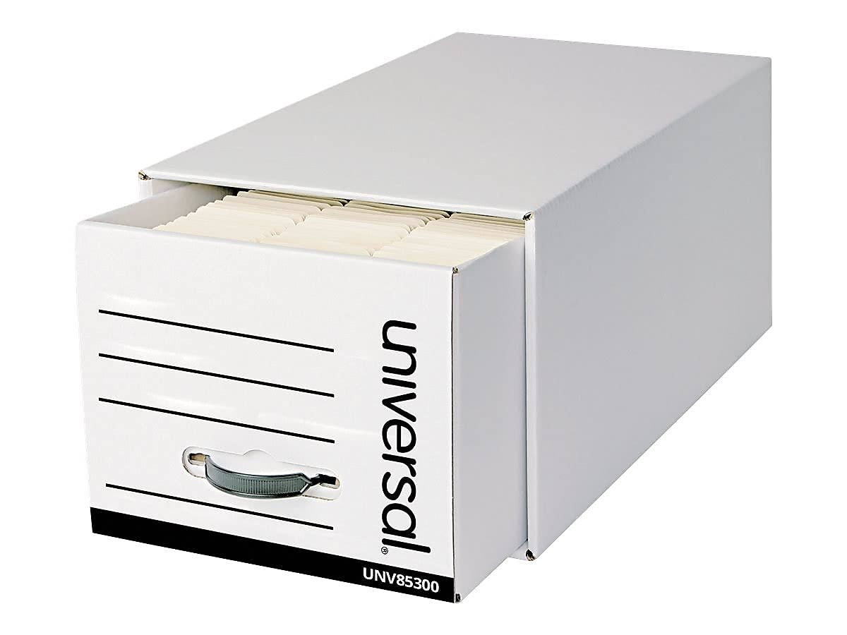 Heavy-Duty Storage Box Drawer - Universal UNV85300 Organizer for Tools, Office Supplies & Home Organization | Perfect for Garage, Workshop & Closet Storage