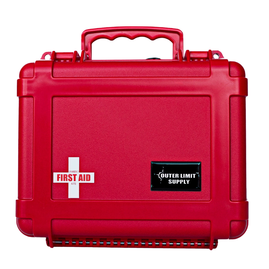 Waterproof 6500 Series First Aid Kit - 150-Piece Emergency Medical Supplies for Home, Car, Camping & Outdoor Adventures
