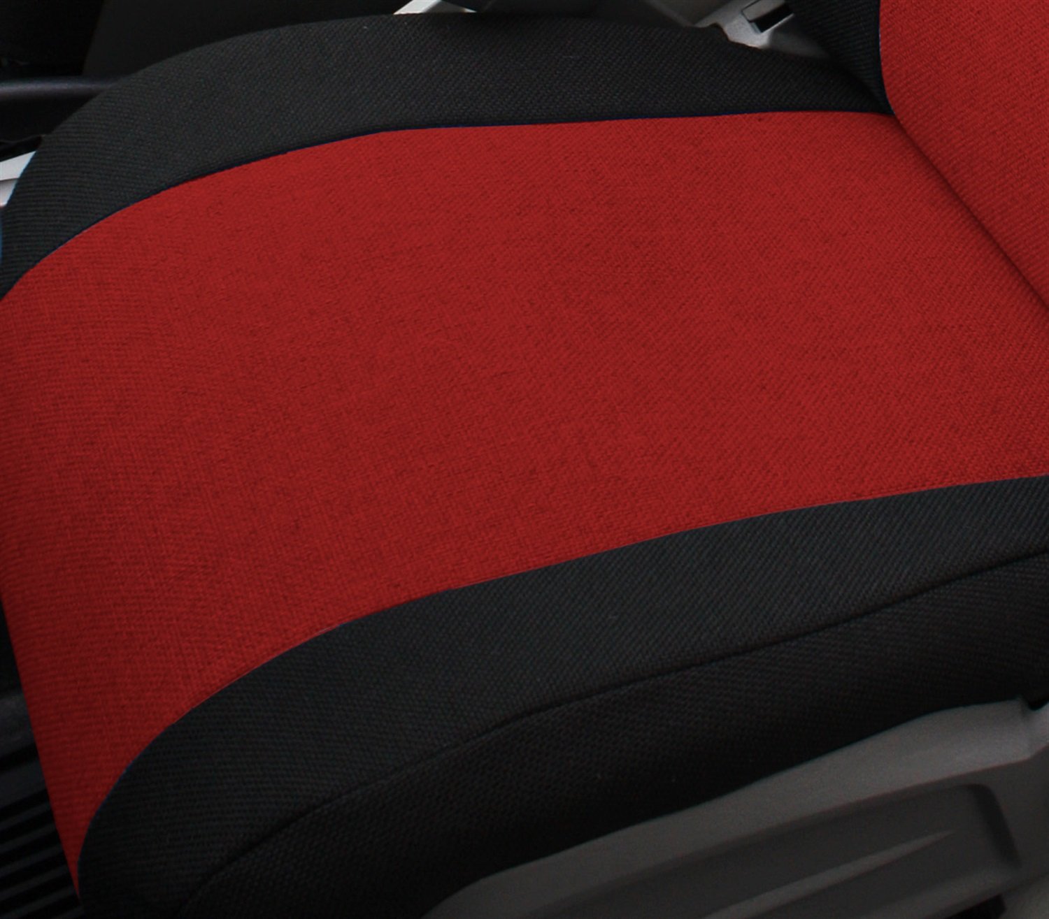 **CalTrend Premium Tweed Seat Covers for 2005-2009 Chevrolet Equinox & Pontiac Torrent - Red with Black Trim | Durable & Stylish Car Interior Upgrade for Comfort & Protection**    *(Perfect for daily commutes, road trips, or protecting your car seats from wear and tear!)*