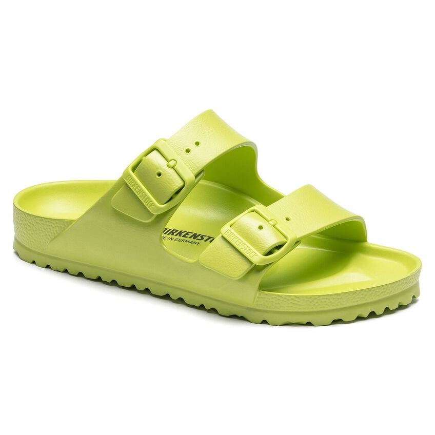 Birkenstock Arizona EVA Sandals in Active Lime - Comfortable & Lightweight for Beach, Pool & Summer Outings