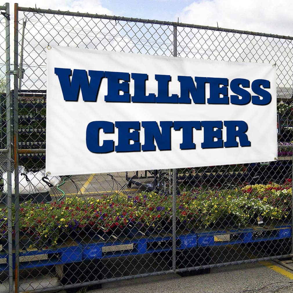 Premium Vinyl Banner for Wellness Centers & Healthcare Businesses - 48x96 Inches, Weatherproof, Outdoor & Industrial Use with 8 Grommets - Perfect for Yard Signs, Storefronts & Event Displays