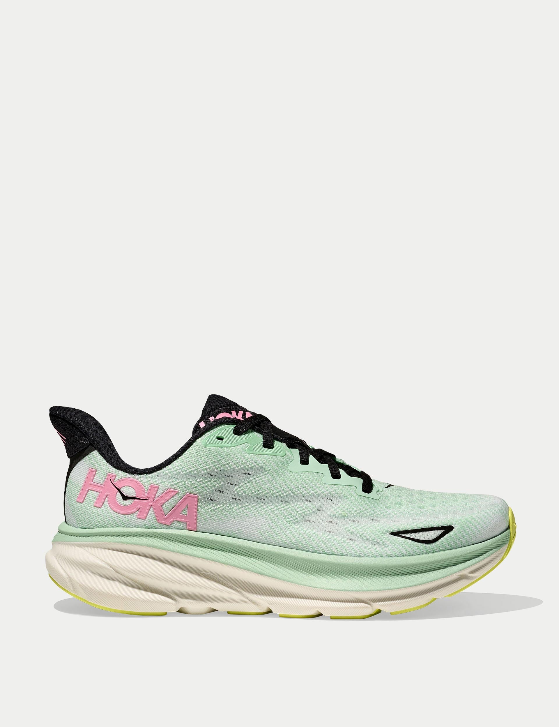 Brooks Men's Clifton 9 Running Shoes - Mint Fluorite/Snow Melt - Lightweight Cushioned Road Running Sneakers for Men - Perfect for Marathon Training & Daily Jogging