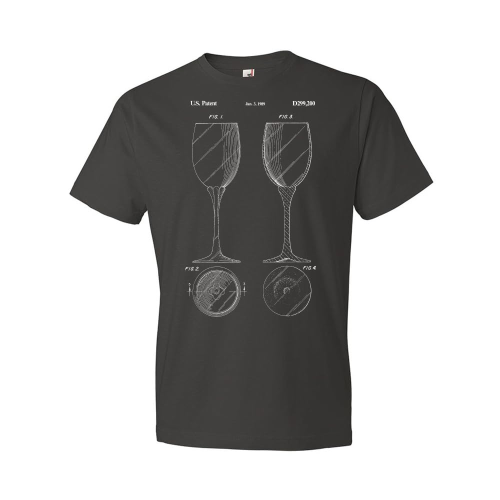 Stemmed Wine Glass T-Shirt - Funny Bartender & Wine Lover Gift - Perfect for Wine Bars, Tasting Events & Wine Enthusiasts