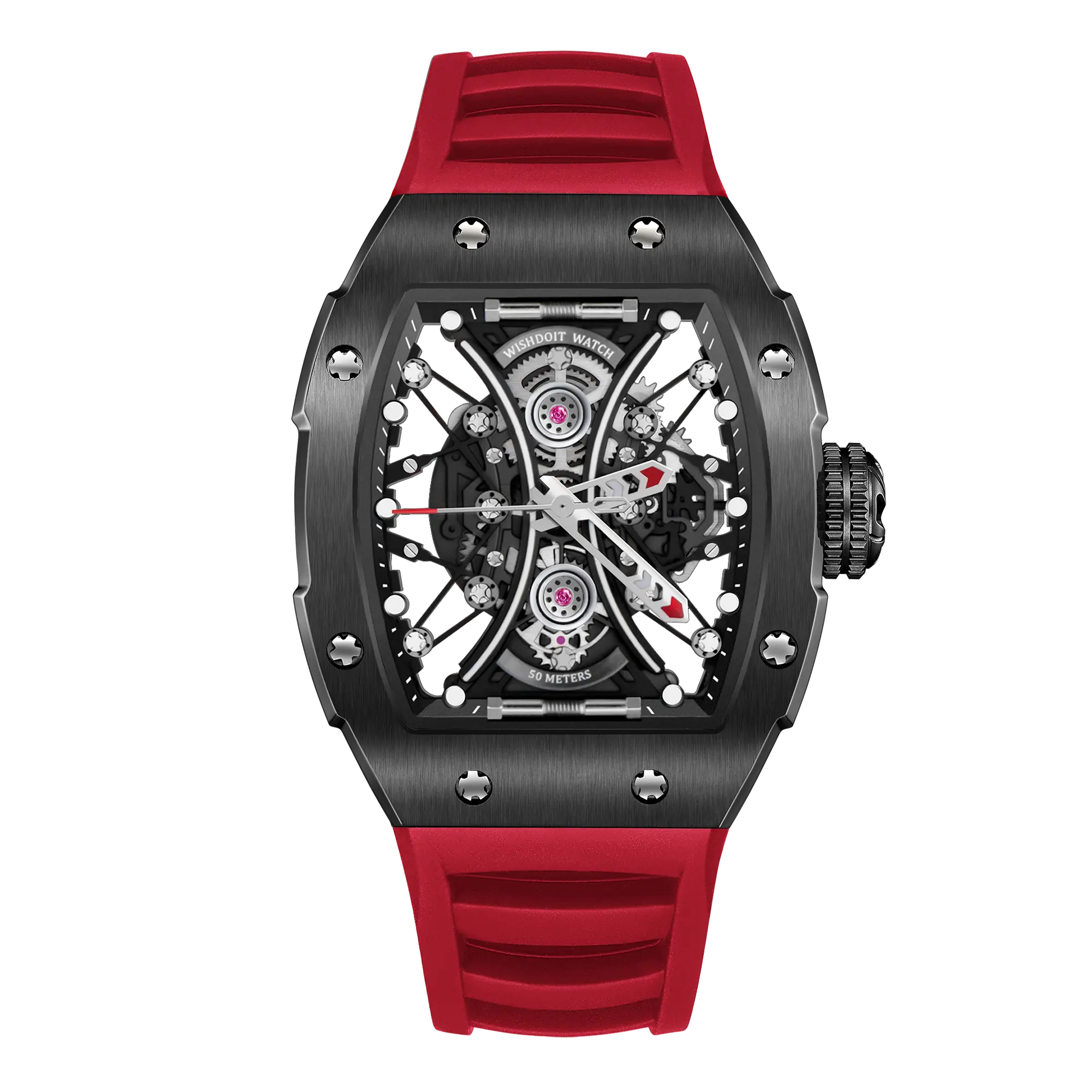 Black Watch-Red Strap