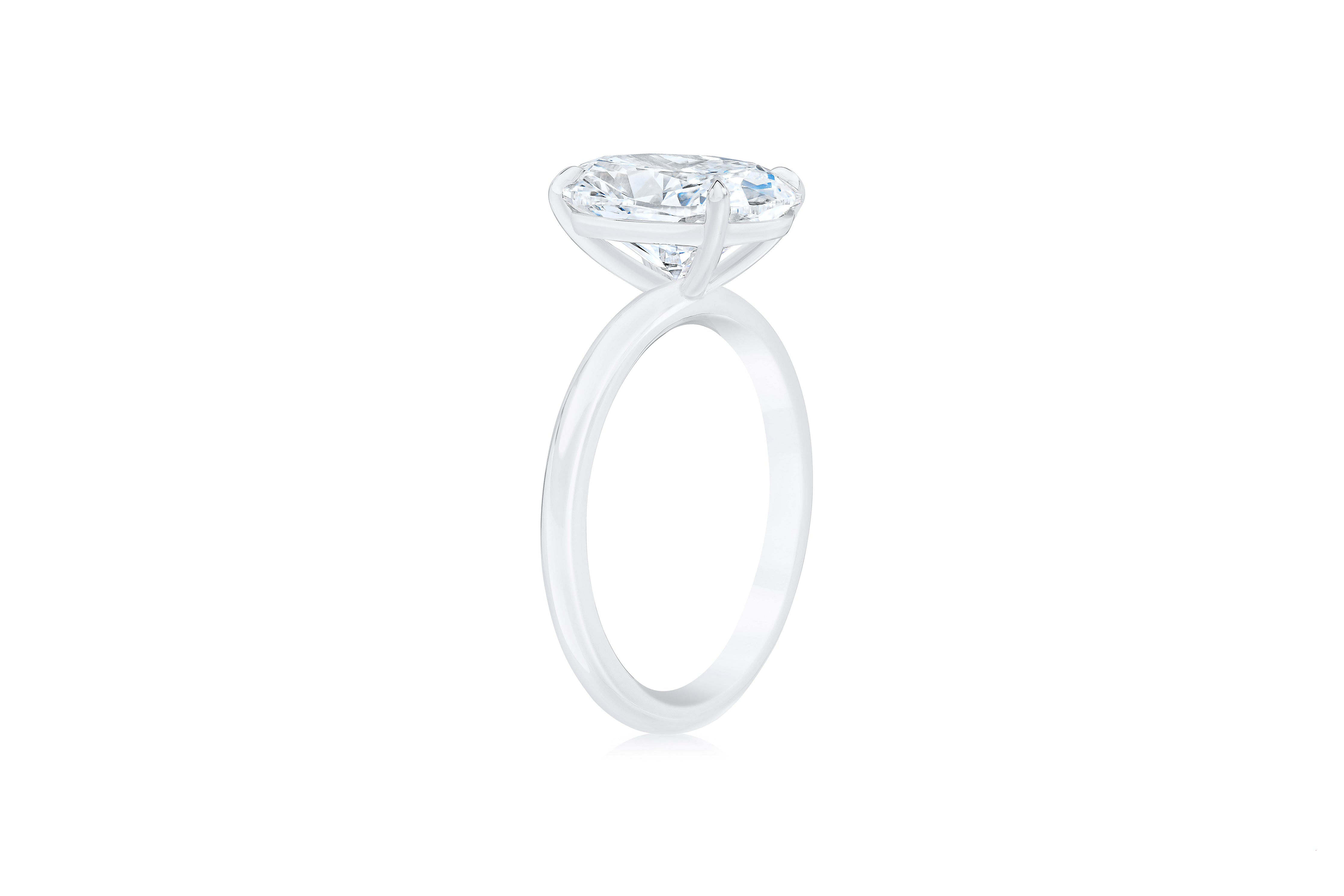 RC Solitaire Ring - Vintage Style Cubic Zirconia Engagement Ring for Women, Perfect for Weddings, Anniversaries & Romantic Gifts