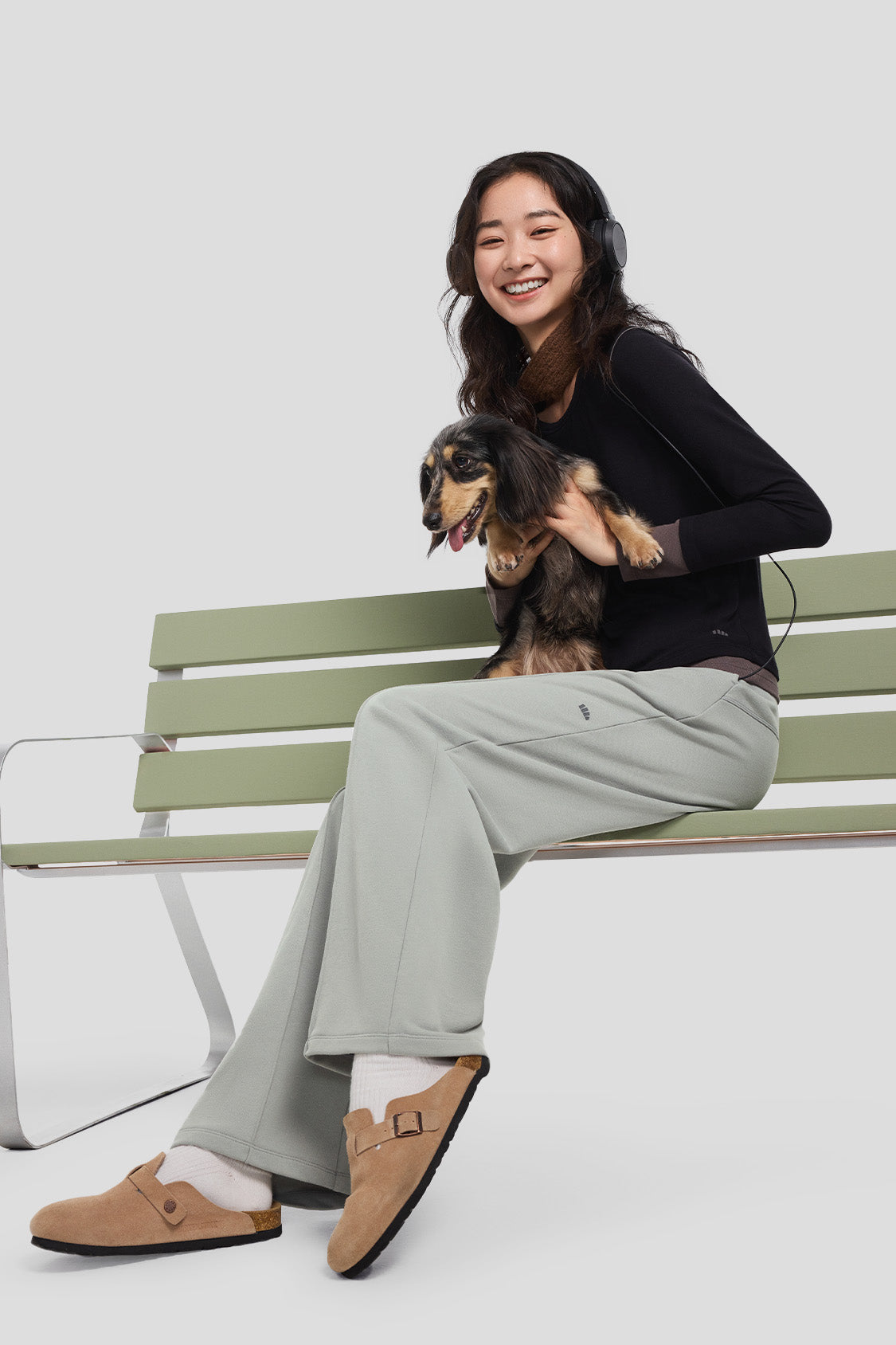 AirFlex Women's High Stretch Wide Leg Pants - Comfortable Yoga Pants for Workout, Lounge & Travel - Plus Size Available