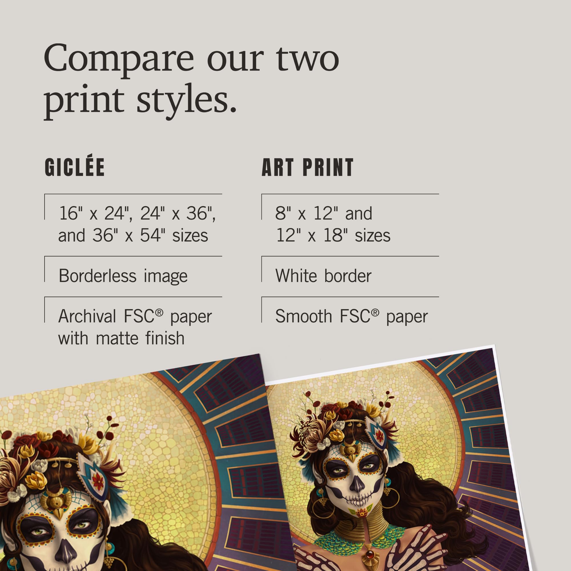 Lantern Press 16x24 Inch Giclee Art Print - Tucson Arizona Day of the Dead Crossbones Wall Decor | Perfect for Southwest Home Decor, Office Art & Dia de Los Muertos Celebrations