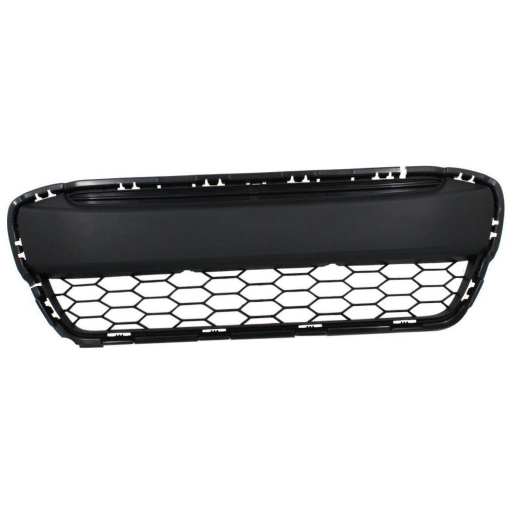 Dark Gray Perfit Liner Front Lower Bumper Grille for 2012-2013 Honda Civic (Fits HO1036111 & 71105TS8A01) - Durable Replacement Part for Enhanced Vehicle Protection & Style