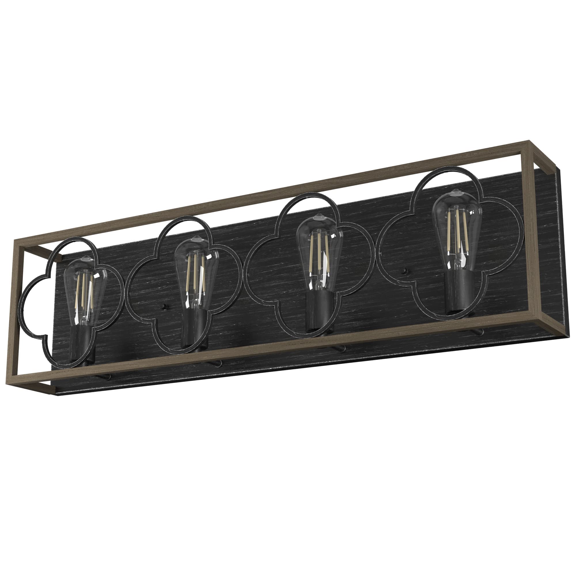 Hunter Fan Company 19398 Gablecrest Vanity Light in French Oak Finish - Elegant Bathroom Lighting Fixture for Vanity Mirror, Powder Room, and Master Bath Decor