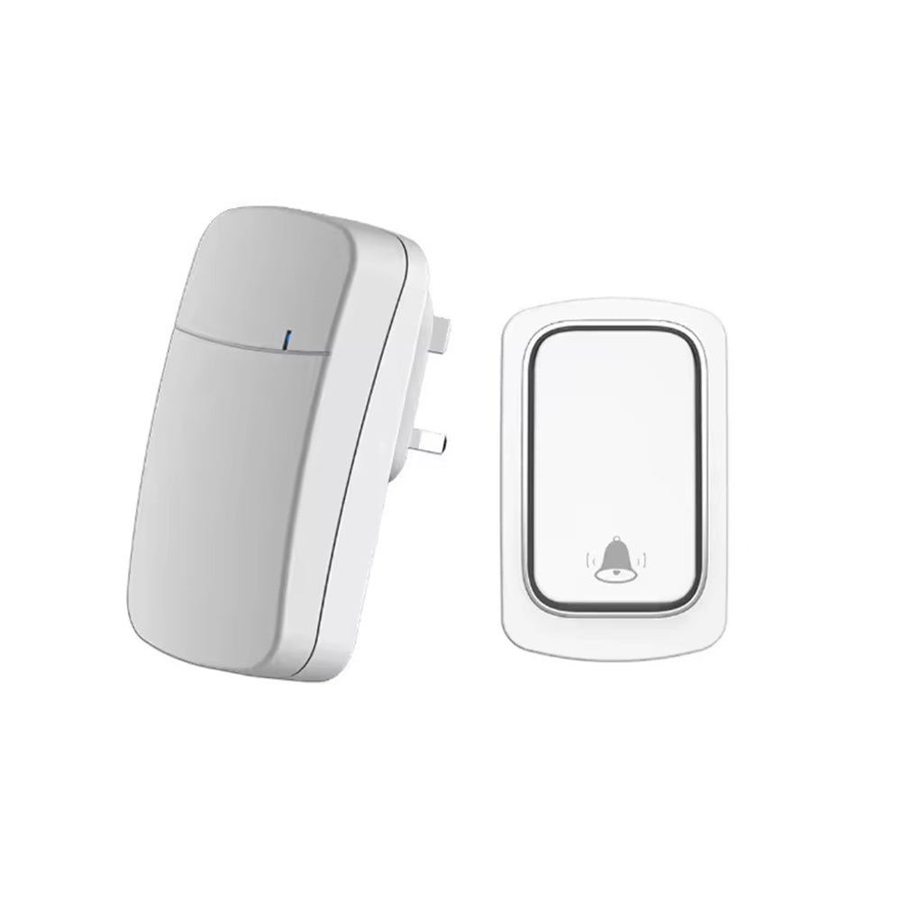 Wireless Self-Powered Doorbell - No Battery Required, Waterproof, Kinetic Energy Chime for Home & Outdoor Security - Perfect for Apartments, Houses, and Office Buildings