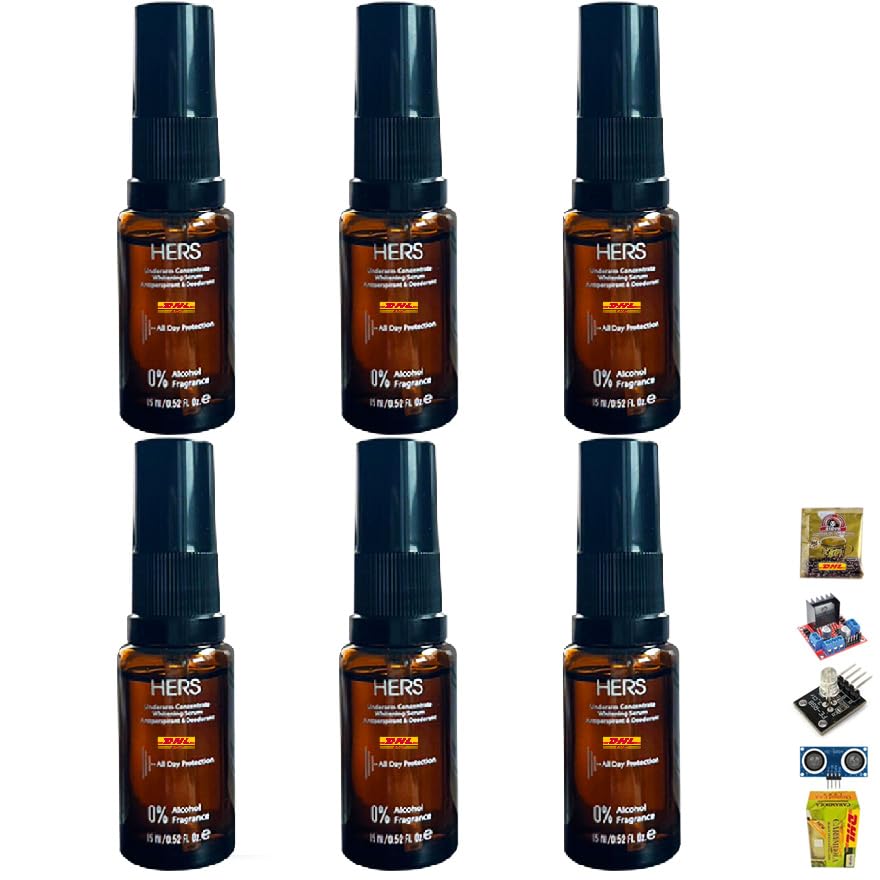 Witch Hazel Serum for Smooth Skin - Underarm Moisturizer (6-Pack) | Beauty Gift Included