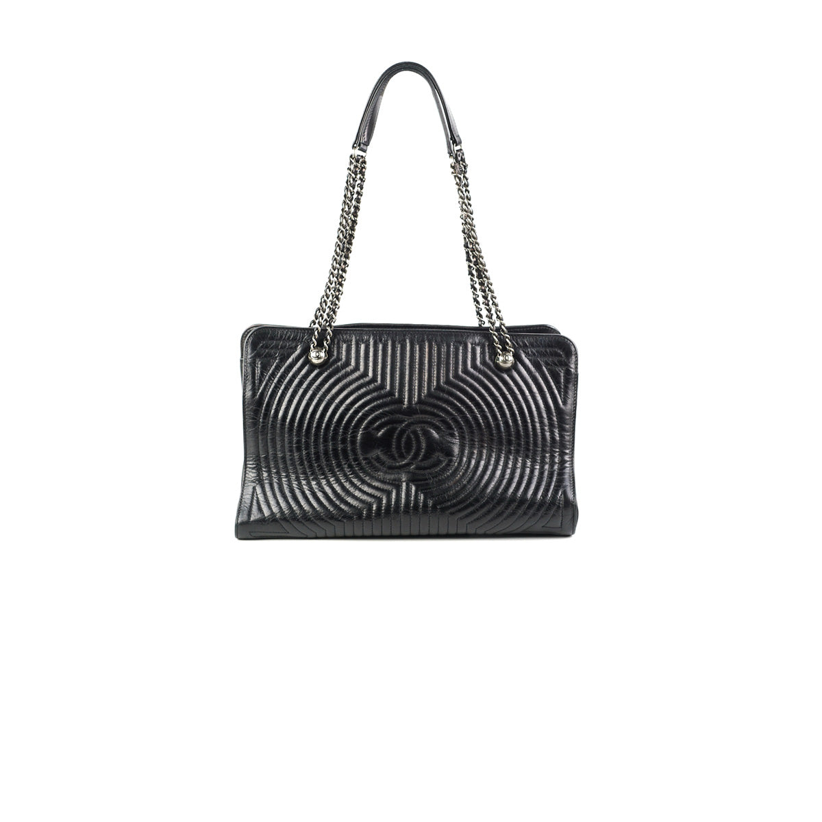 Chanel Korean Garden Shopping Tote Bag - Black Luxury Handbag for Women | Perfect for Work, Travel & Daily Use
