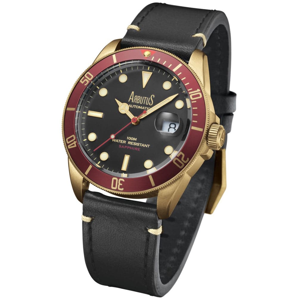 ARBUTUS ARBR01GRB Men's Analog Quartz Watch with Stainless Steel Band - Classic Dress Watch for Business, Formal Events & Everyday Wear