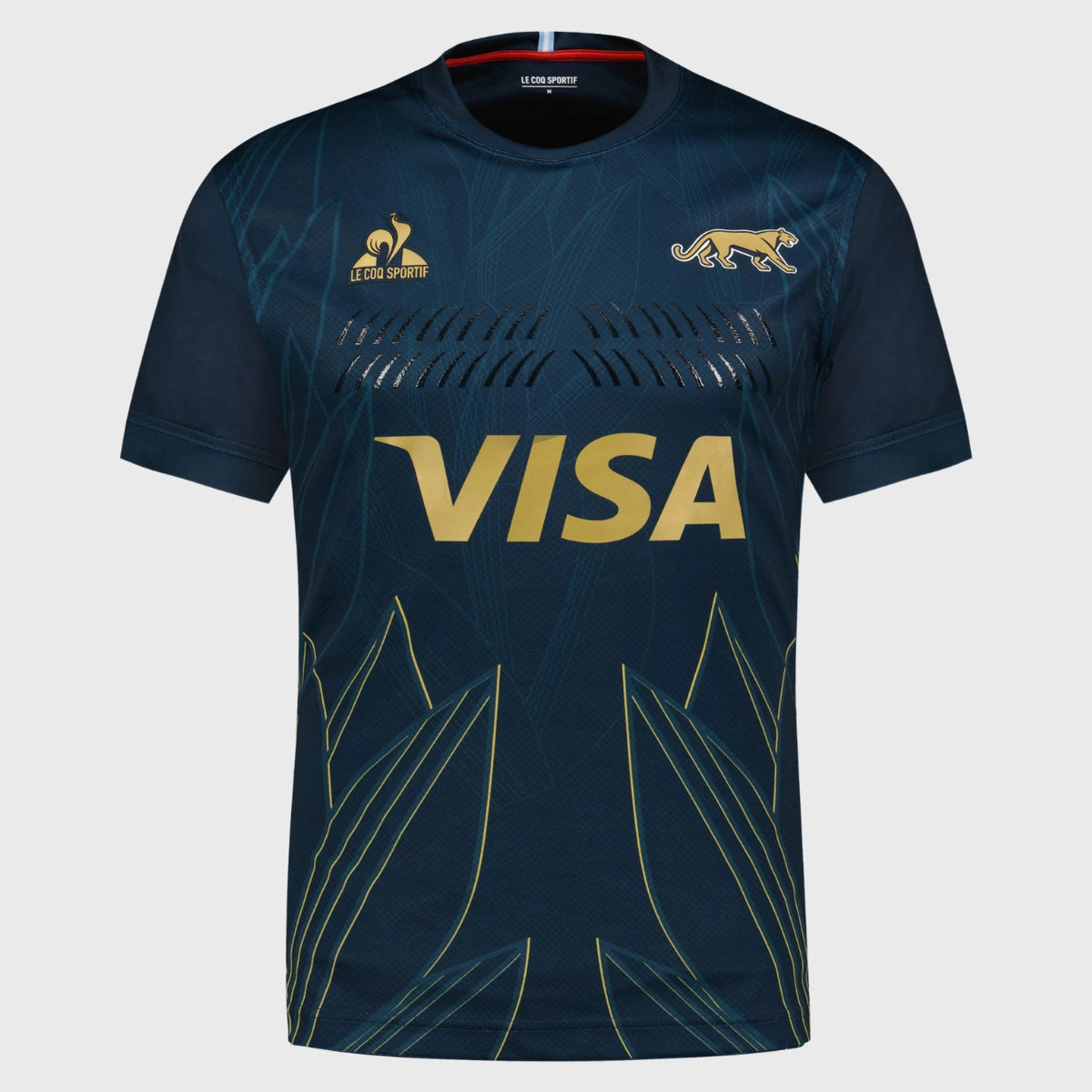 Le Coq Sportif Argentina Men's Away Rugby Jersey 2024/25 - Authentic Performance Shirt for Rugby Fans & Sports Enthusiasts - Perfect for Match Days, Training & Casual Wear
